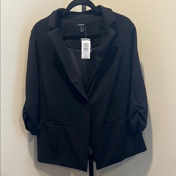 Torrid Black Blazer Professional Suit Jacket - Picture 1 of 3